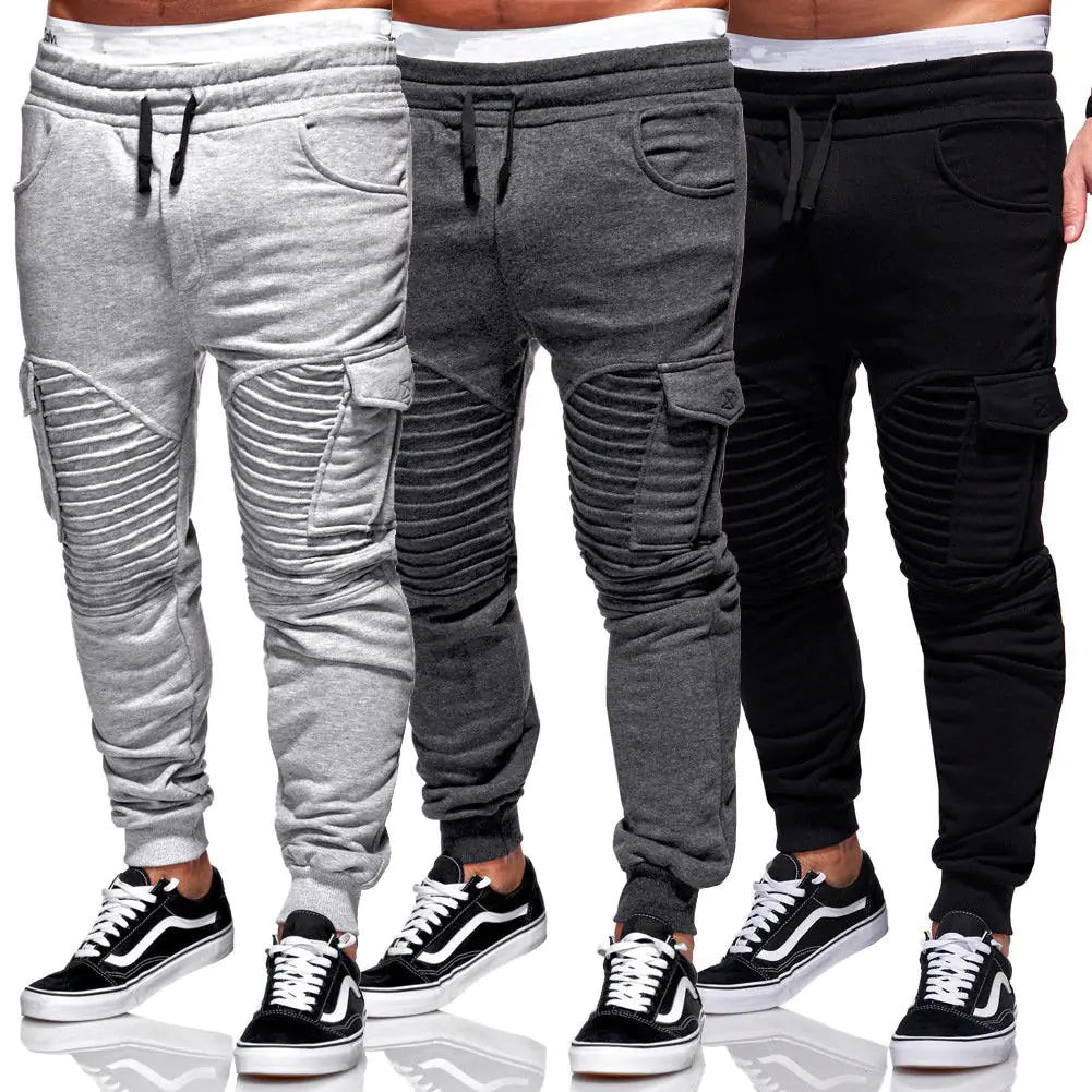 Pantalones para hombre con bolsillos grandes