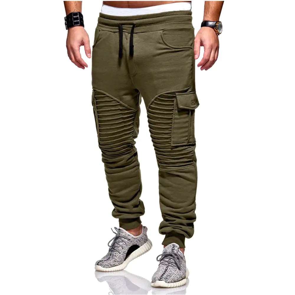 Pantalones para hombre con bolsillos grandes
